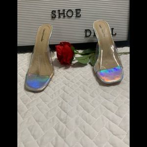 Brand New Clear/Transparent mules